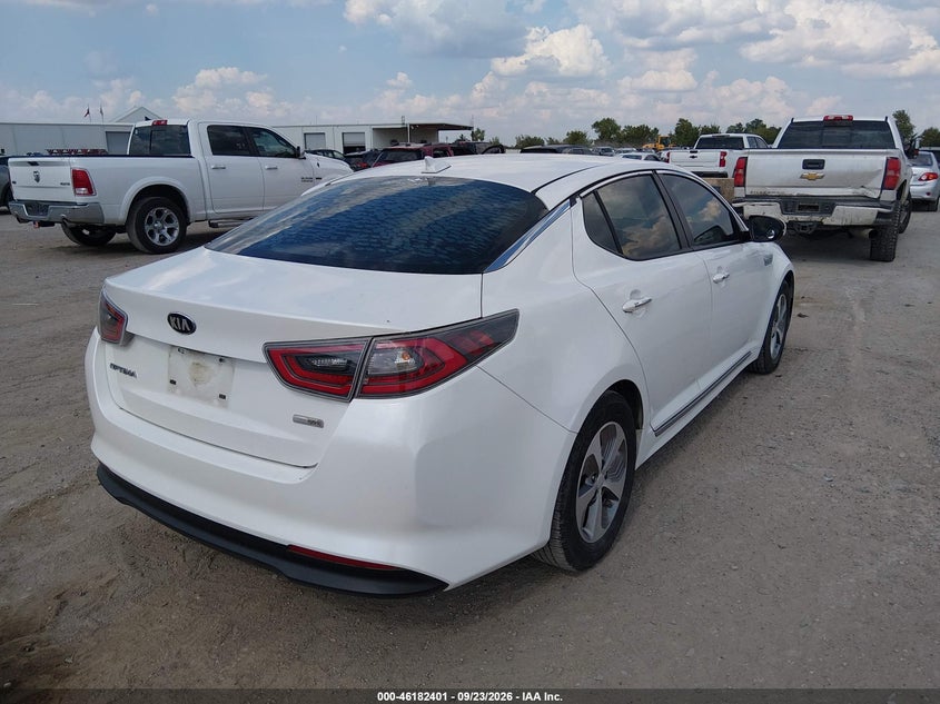 Vin: knagm4adof5077844, lot: 46682261, kia optima hybrid 20154