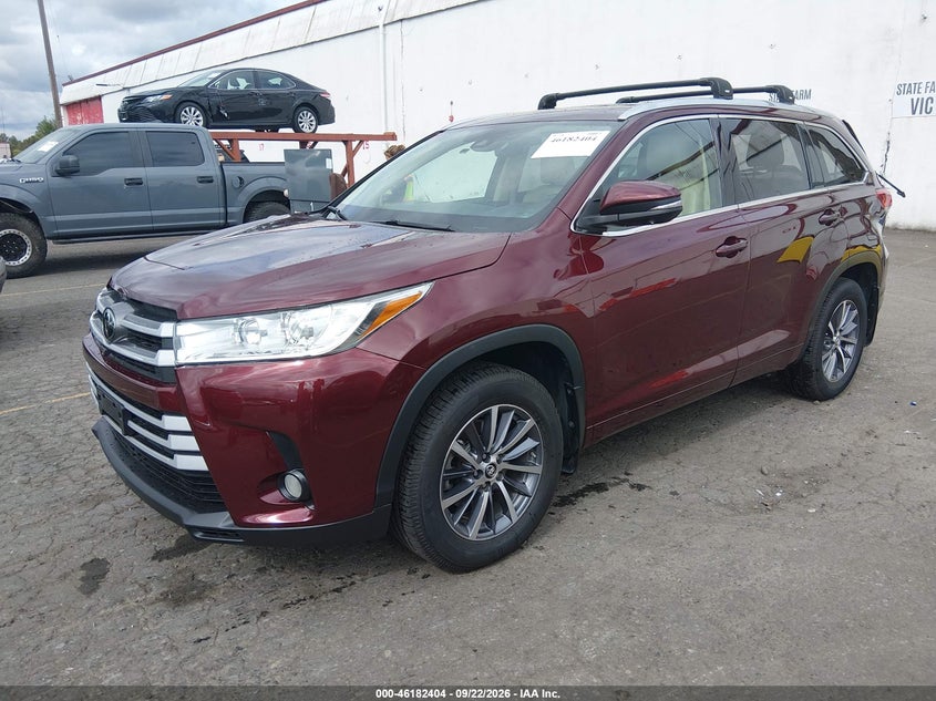 2018 Toyota Highlander, Удар ззаду, IAAI, VIN 5TDJZRFH0JS891644 — фото 2