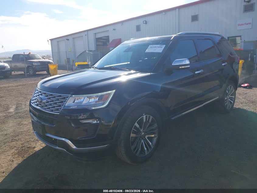 Vin: 1fm5k8ht4jga00245, lot: 46682266, ford explorer platinum 20182