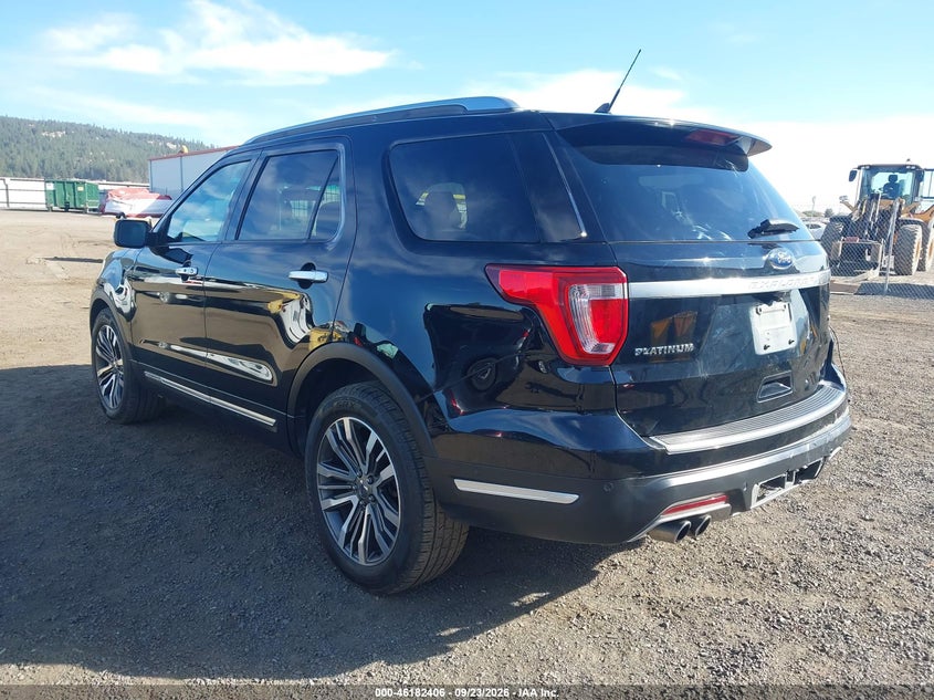 Vin: 1fm5k8ht4jga00245, lot: 46682266, ford explorer platinum 20183