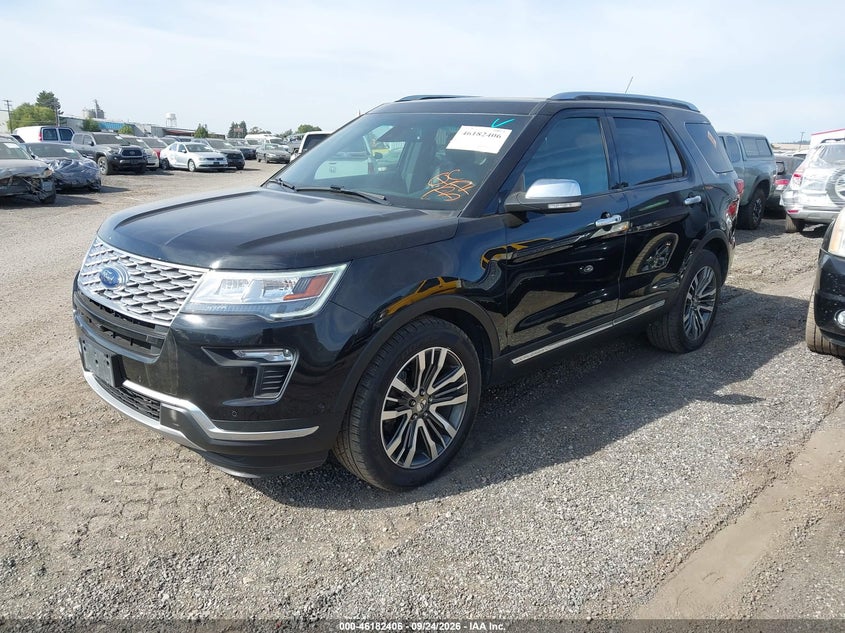 Vin: 1fm5k8ht4jga00245, lot: 46682266, ford explorer platinum 20182
