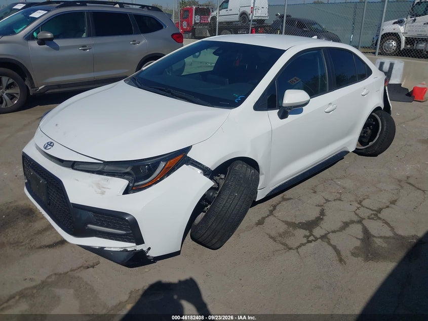 2021 Toyota Corolla Se, Оба бока, IAAI, VIN 5YFS4MCE8MP077528 — фото 2