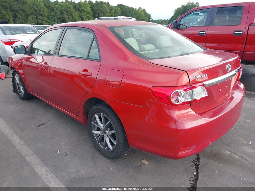 Vin: jtdbu4ee7c9176827, lot: 46682318, toyota corolla le 20123