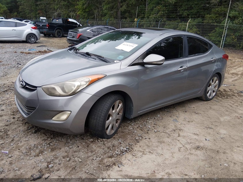 Vin: kmhdh4aexcu300181, lot: 46682354, hyundai elantra limited (ulsan plant) 20122