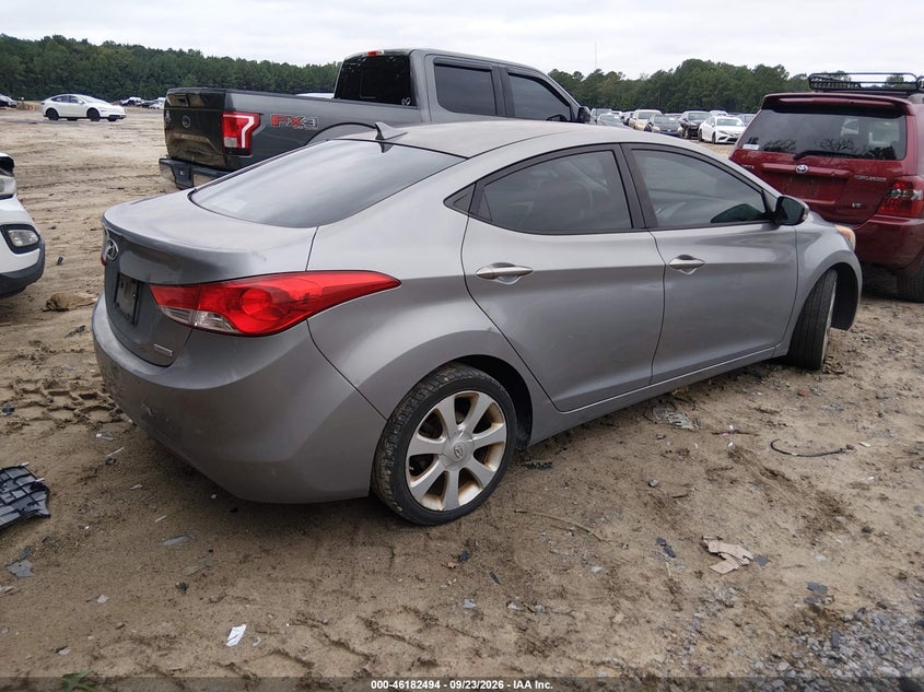 Vin: kmhdh4aexcu300181, lot: 46682354, hyundai elantra limited (ulsan plant) 20124