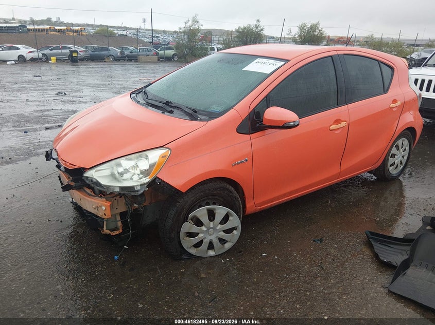 Vin: jtdkdtb38c1018458, lot: 46682355, toyota prius c two 20122