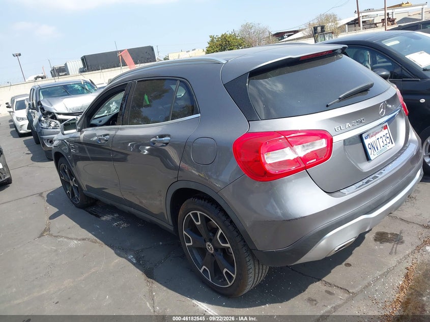 Vin: wdctg4eb7lj650334, lot: 46682405, mercedes-benz gla 250 20203