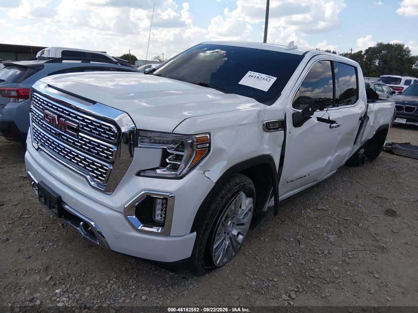 Vin: 3gtu9fet2lg321390, lot: 46682412, gmc sierra 1500 4wd  short box denali 20202