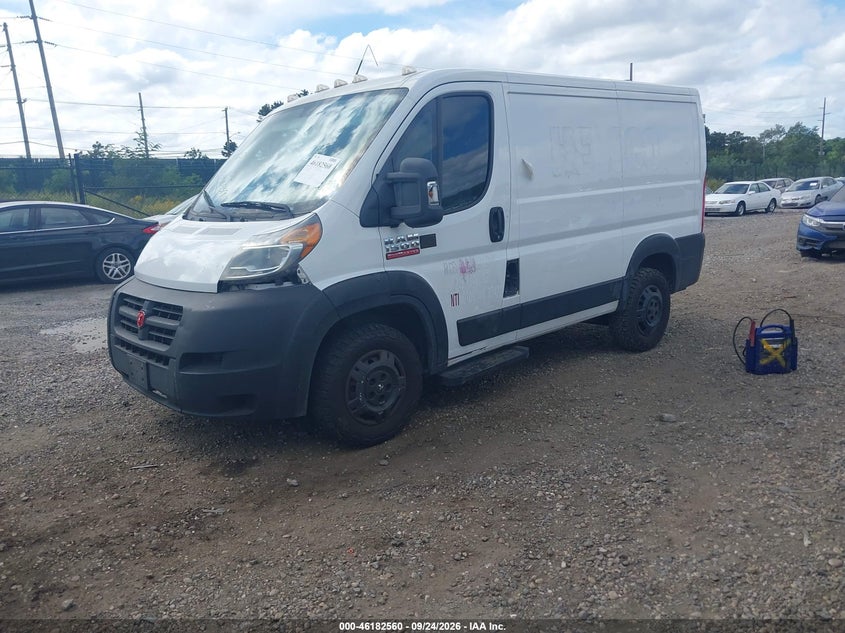 Vin: 3c6trvng0ee126547, lot: 46682420, ram promaster 1500 low roof 20142