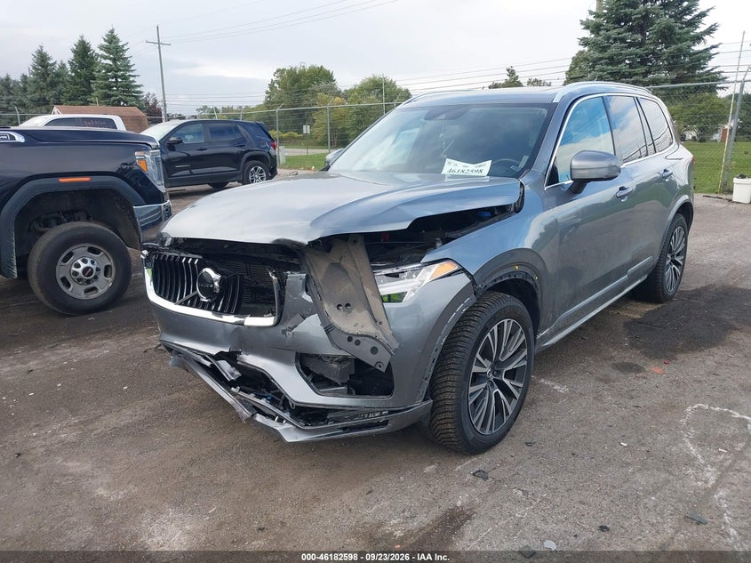 Vin: yv4102pk8l1582545, lot: 46682458, volvo xc90 t5 momentum 7 passenger 20202