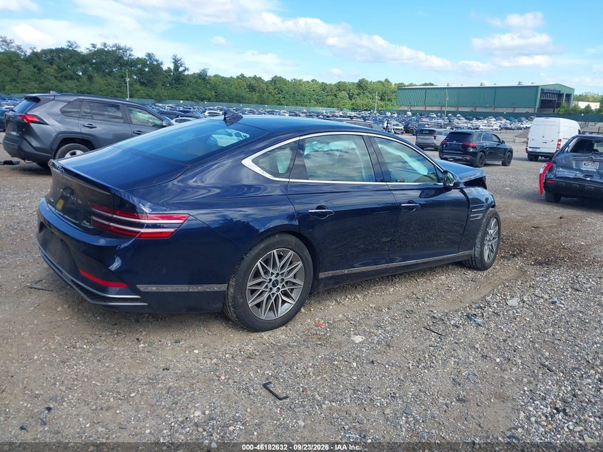 Vin: kmtga4sc1su290496, lot: 46682492, genesis g80 2.5t awd 20254