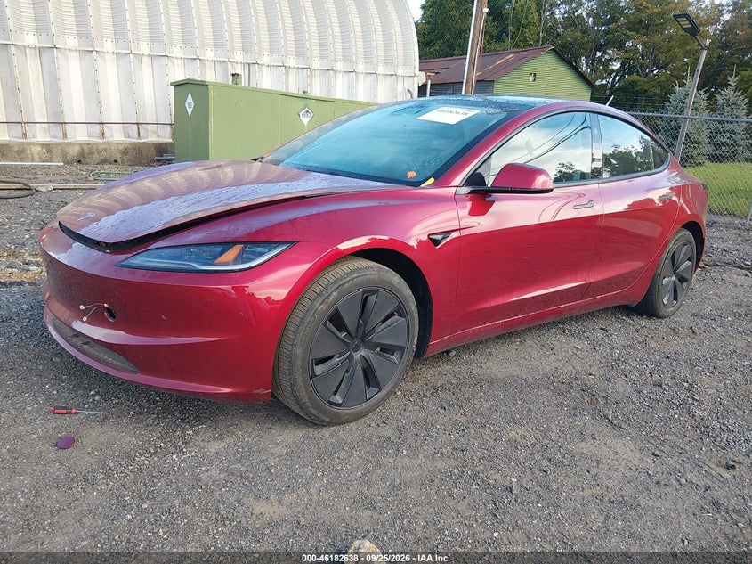 2024 Tesla Model 3, Затоплення, IAAI, VIN 5YJ3E1EA2RF739584 — фото 2