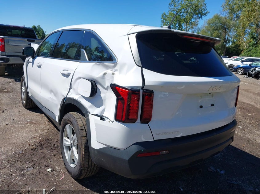 Vin: 5xyrgdlc6pg194456, lot: 46682500, kia sorento lx 20233