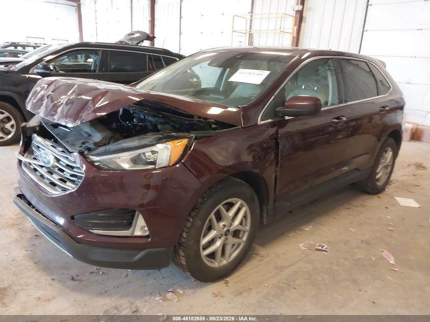 Vin: 2fmpk4j97mba41156, lot: 46682519, ford edge sel 20212
