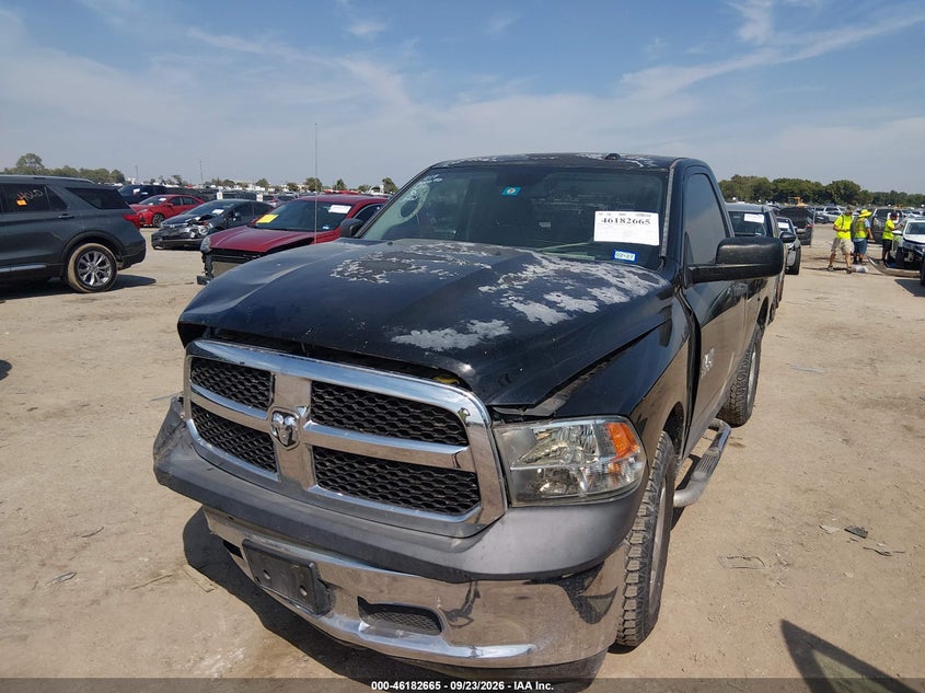 Vin: 3c6jr6agxeg203223, lot: 46682525, ram 1500 tradesman 20142