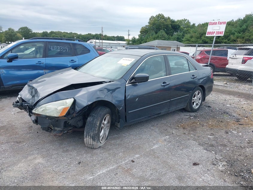 2007 Honda Accord, Front End, IAAI, VIN 1HGCM56887A093836 — photo 2