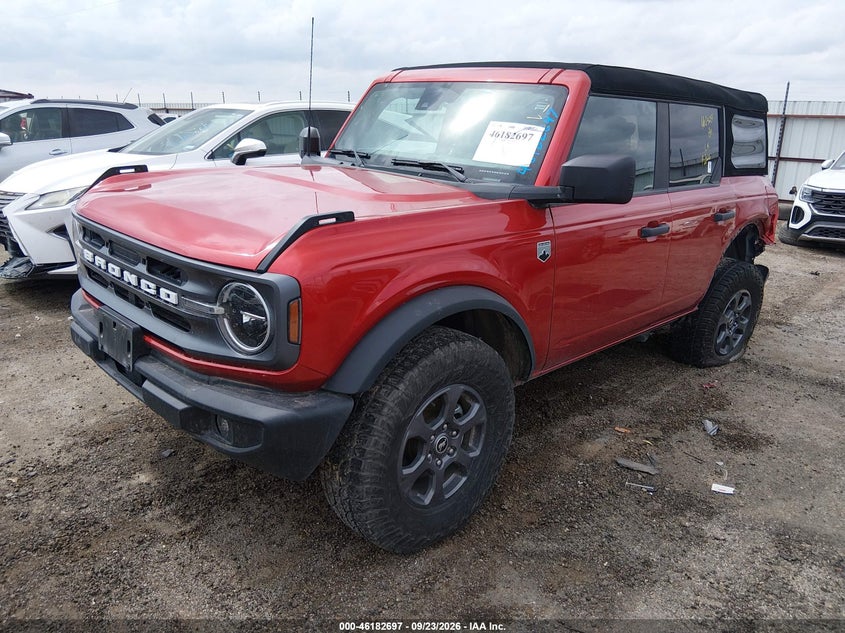 Vin: 1fmde7bh4rla33508, lot: 46682557, ford bronco big bend 20242