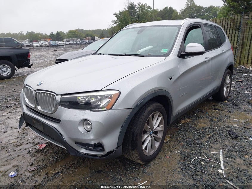 BMW X3 2017 VIN 5UXWZ7C37H0X39990