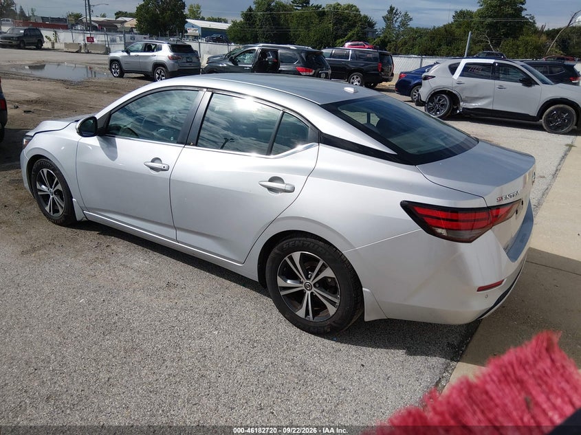 Vin: 3n1ab8cv3ly312041, lot: 46682580, nissan sentra sv xtronic cvt 20203