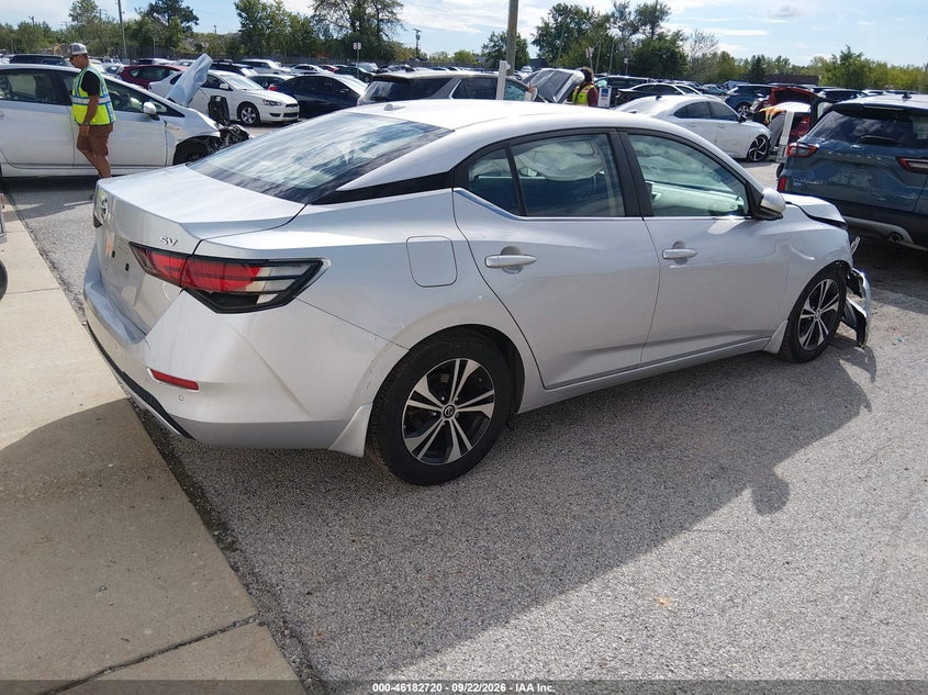 Vin: 3n1ab8cv3ly312041, lot: 46682580, nissan sentra sv xtronic cvt 20204