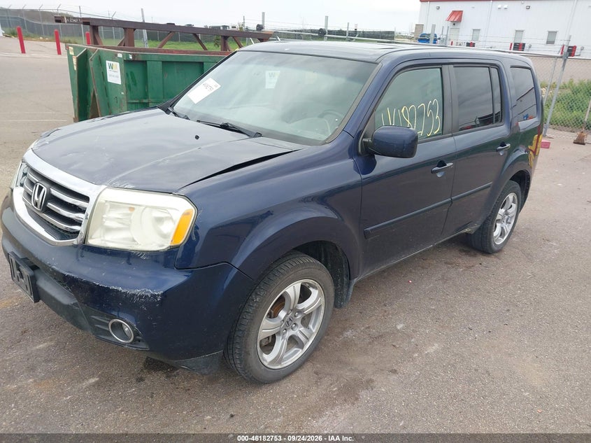 Vin: 5fnyf4h52db045795, lot: 46682613, honda pilot ex-l 20132