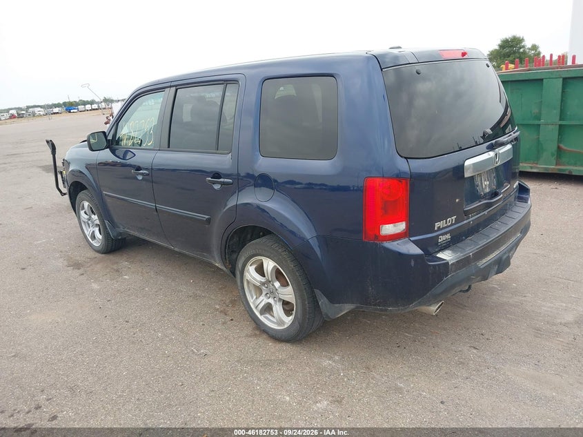 Vin: 5fnyf4h52db045795, lot: 46682613, honda pilot ex-l 20133