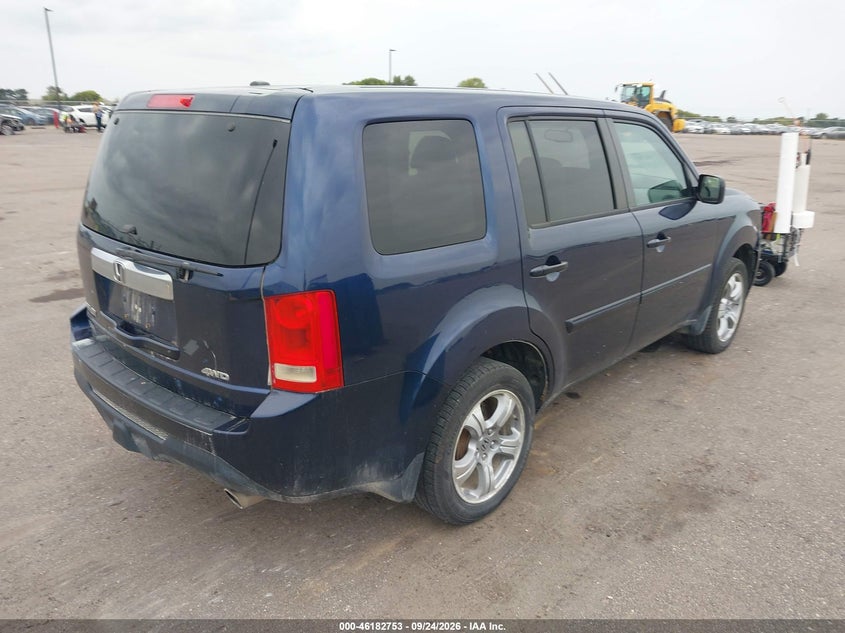 Vin: 5fnyf4h52db045795, lot: 46682613, honda pilot ex-l 20134