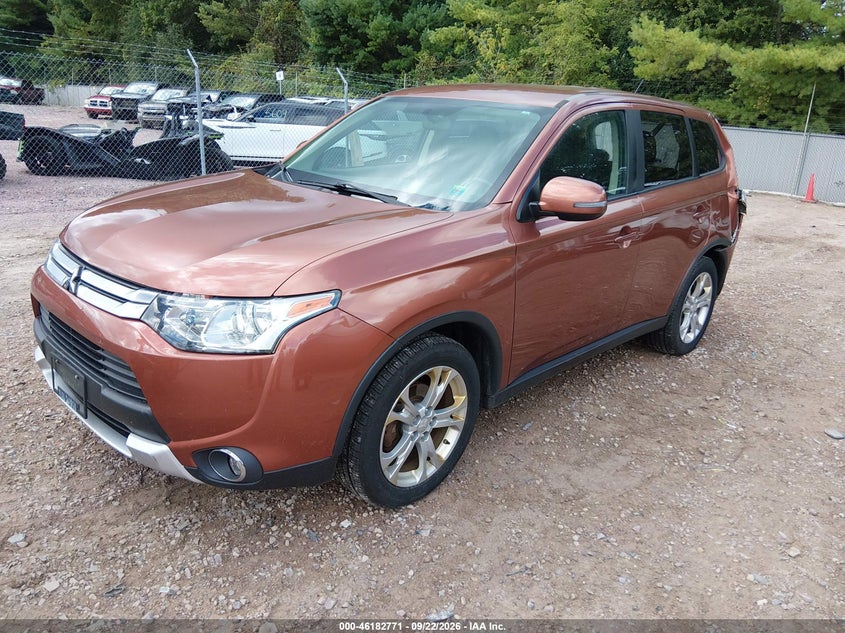 Vin: ja4az3a33fz009164, lot: 46682631, mitsubishi outlander se 20152