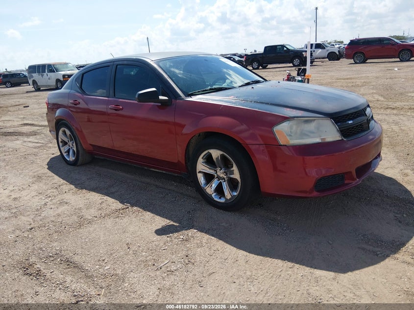 Vin: 1c3cdzab1en182537, lot: 46682652, dodge avenger se 2014 img_1