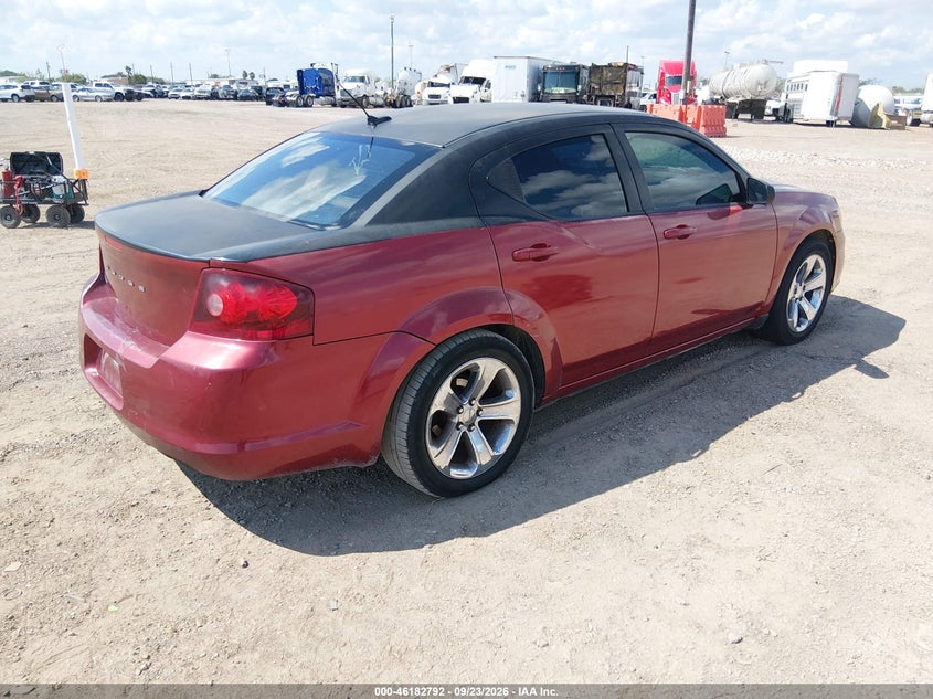 Vin: 1c3cdzab1en182537, lot: 46682652, dodge avenger se 20144