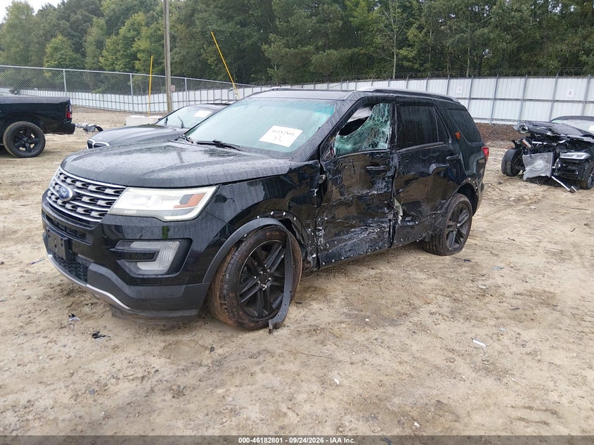 Vin: 1fm5k7d83hgb59148, lot: 46682661, ford explorer xlt 20172