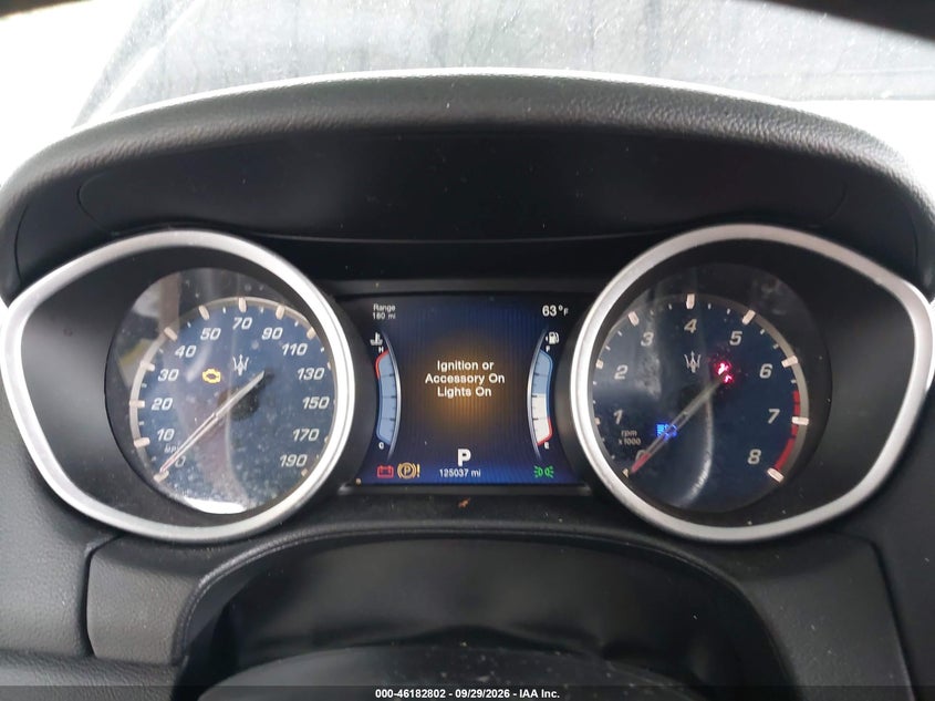 MASERATI GHIBLI 2014 VIN ZAM57RTA0E1126365