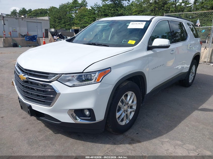 Vin: 1gnevgkw2mj246749, lot: 46682686, chevrolet traverse awd lt cloth 20212