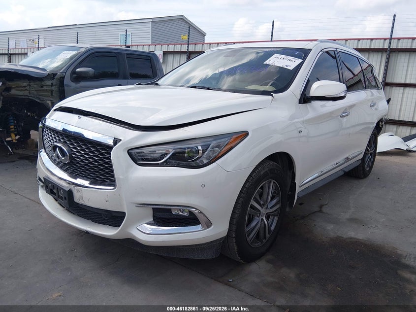 Vin: 5n1dl0mn3jc514595, lot: 46682721, infiniti qx60 20182