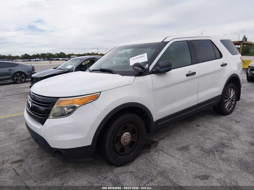 Vin: 1fm5k8ar8dga72312, lot: 46682726, ford utility police interceptor 20132
