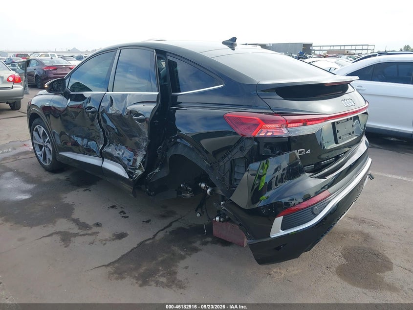 Vin: wa12ubfz6sp062814, lot: 46682775, audi q4 sportback e-tron premium 55 quattro 20253