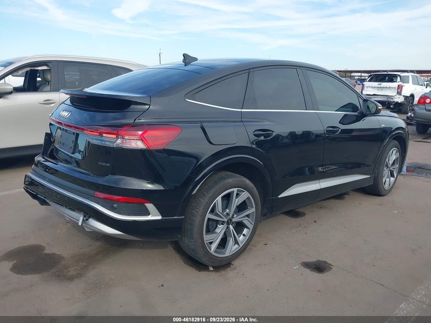Vin: wa12ubfz6sp062814, lot: 46682775, audi q4 sportback e-tron premium 55 quattro 20254