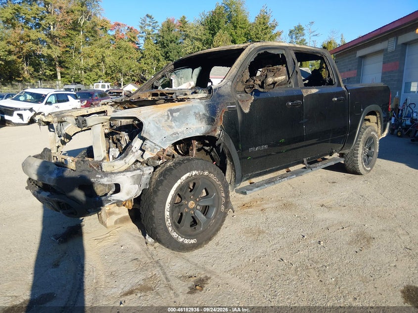 Vin: 1c6srflt2ln422907, lot: 46682796, ram 1500 rebel  4x4 5'7 box 20202