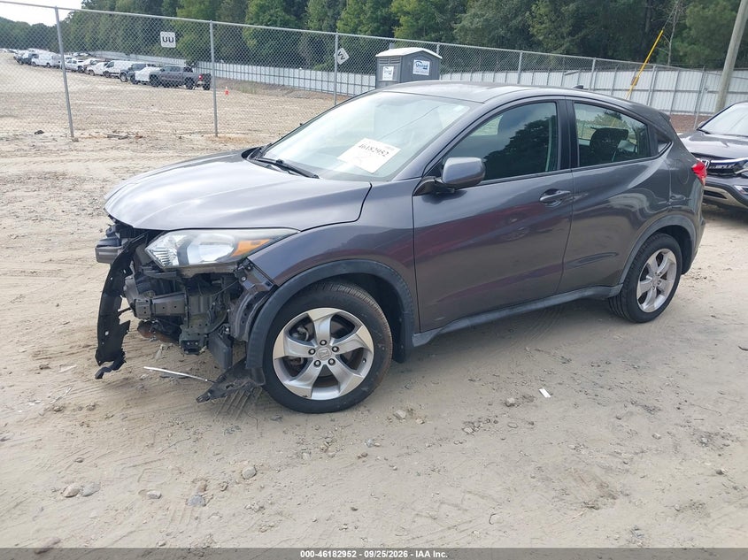 Vin: 3czru5h32gm700952, lot: 46682812, honda hr-v lx 20162