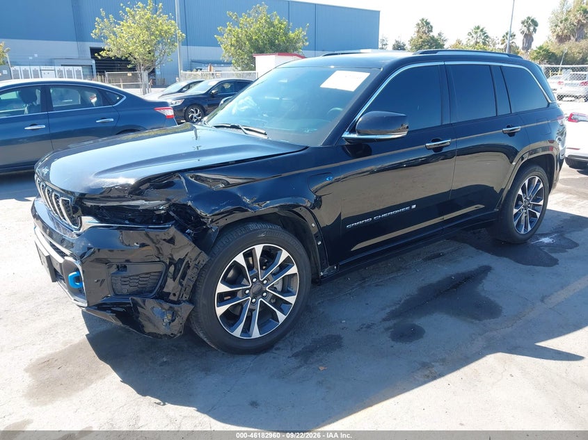 Vin: 1c4rjyd66p8775299, lot: 46682820, jeep grand cherokee 4xe overland 20232