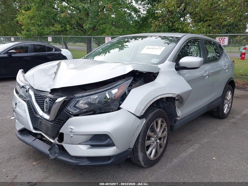 Vin: jn1bj1aw2mw441603, lot: 46682837, nissan rogue sport s awd xtronic cvt 20212