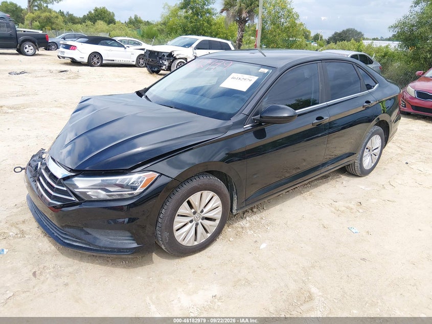 2019 Volkswagen Jetta, Удар спереду, IAAI, VIN 3VWCB7BUXKM225118 — фото 2