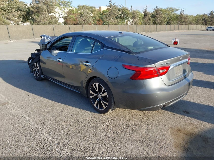 Vin: 1n4aa6ap4jc361379, lot: 46682841, nissan maxima 3.5 sv 20183
