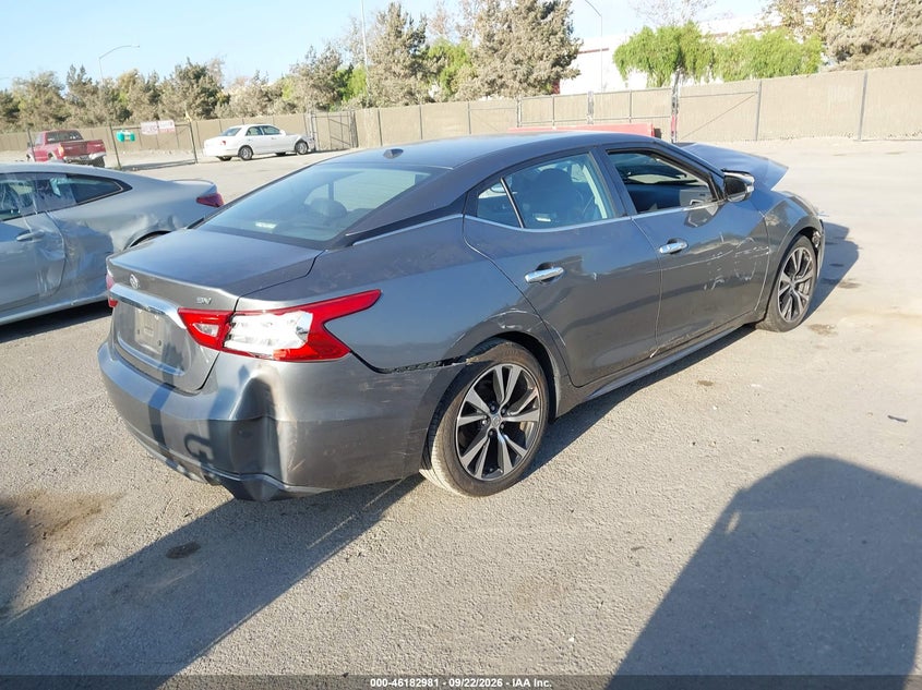 Vin: 1n4aa6ap4jc361379, lot: 46682841, nissan maxima 3.5 sv 20184