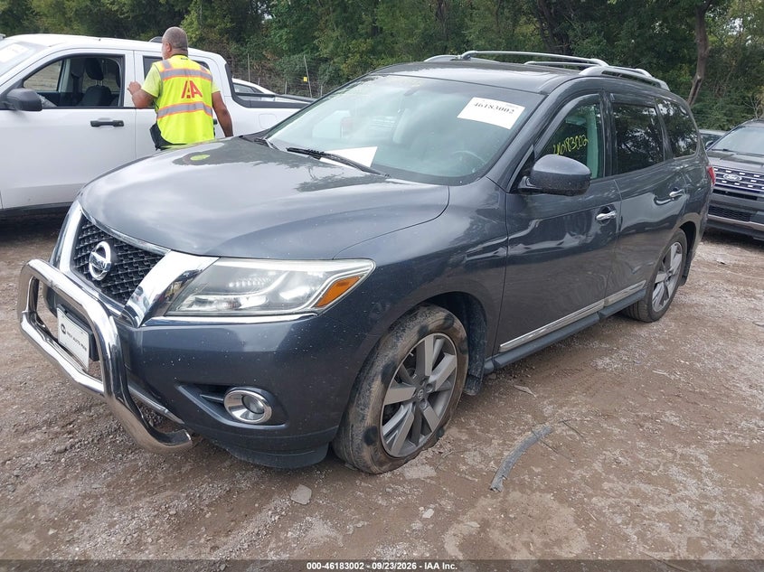 Vin: 5n1ar2mm3dc600160, lot: 46682862, nissan pathfinder platinum 20132