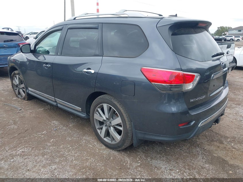 Vin: 5n1ar2mm3dc600160, lot: 46682862, nissan pathfinder platinum 20133