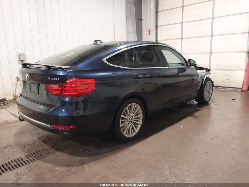 Vin: wba3x5c54fd560650, lot: 46682887, bmw 328i gran turismo xdrive 20154