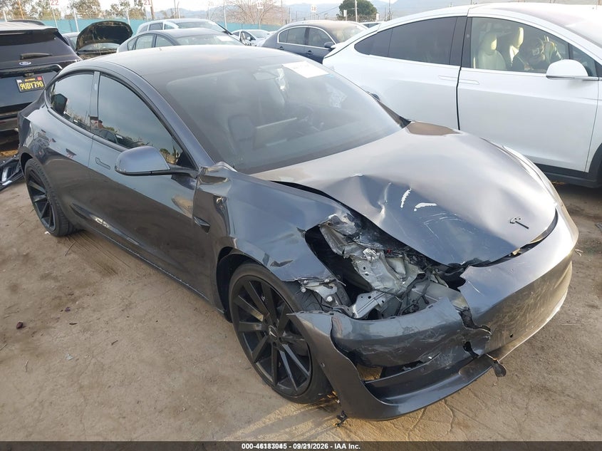 Vin: 5yj3e1ea5mf060546, lot: 46682905, tesla model 3 standard range plus rear-wheel drive 2021 img_1
