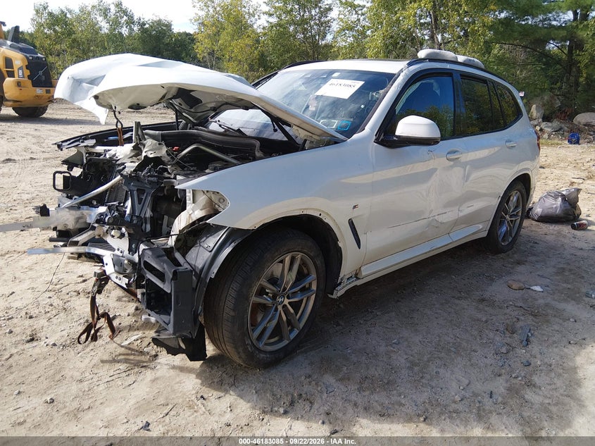 2021 BMW X3, Удар спереду, IAAI, VIN 5UXTY9C03M9H93013 — фото 2