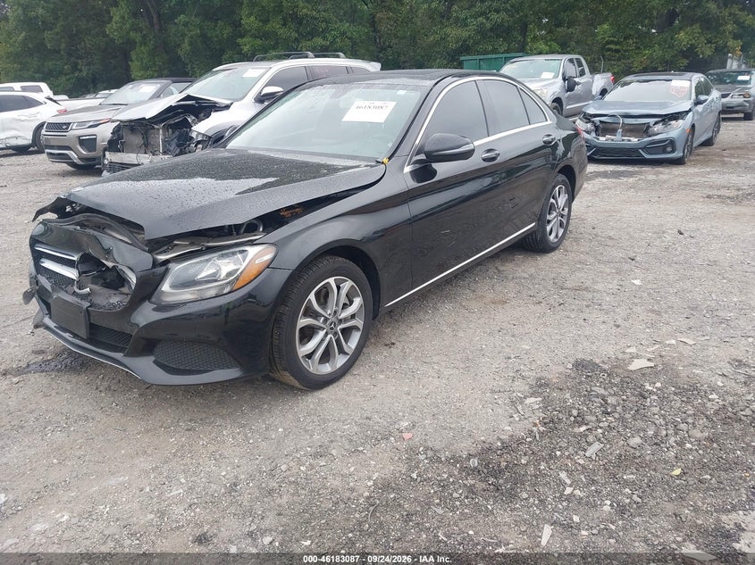 Vin: 55swf4kb5ju264623, lot: 46682947, mercedes-benz c 300 4matic 20182